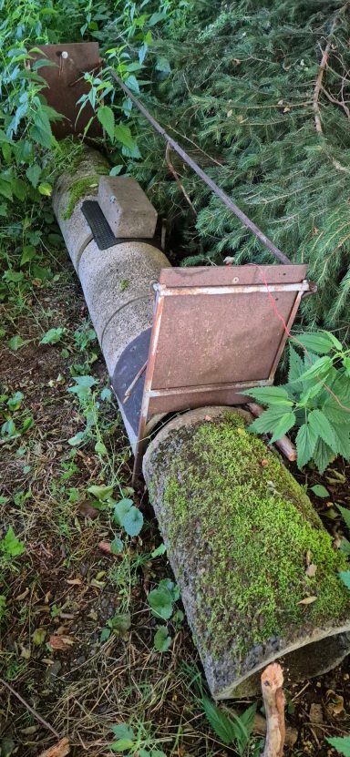Betonrohtfalle