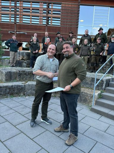 Übergabe Falknerbrief in Weilburg